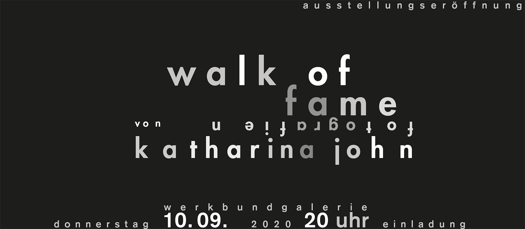 Deutscher Werkbund Berlin e. V., Katharina John, Fotografien, Walk of Fame